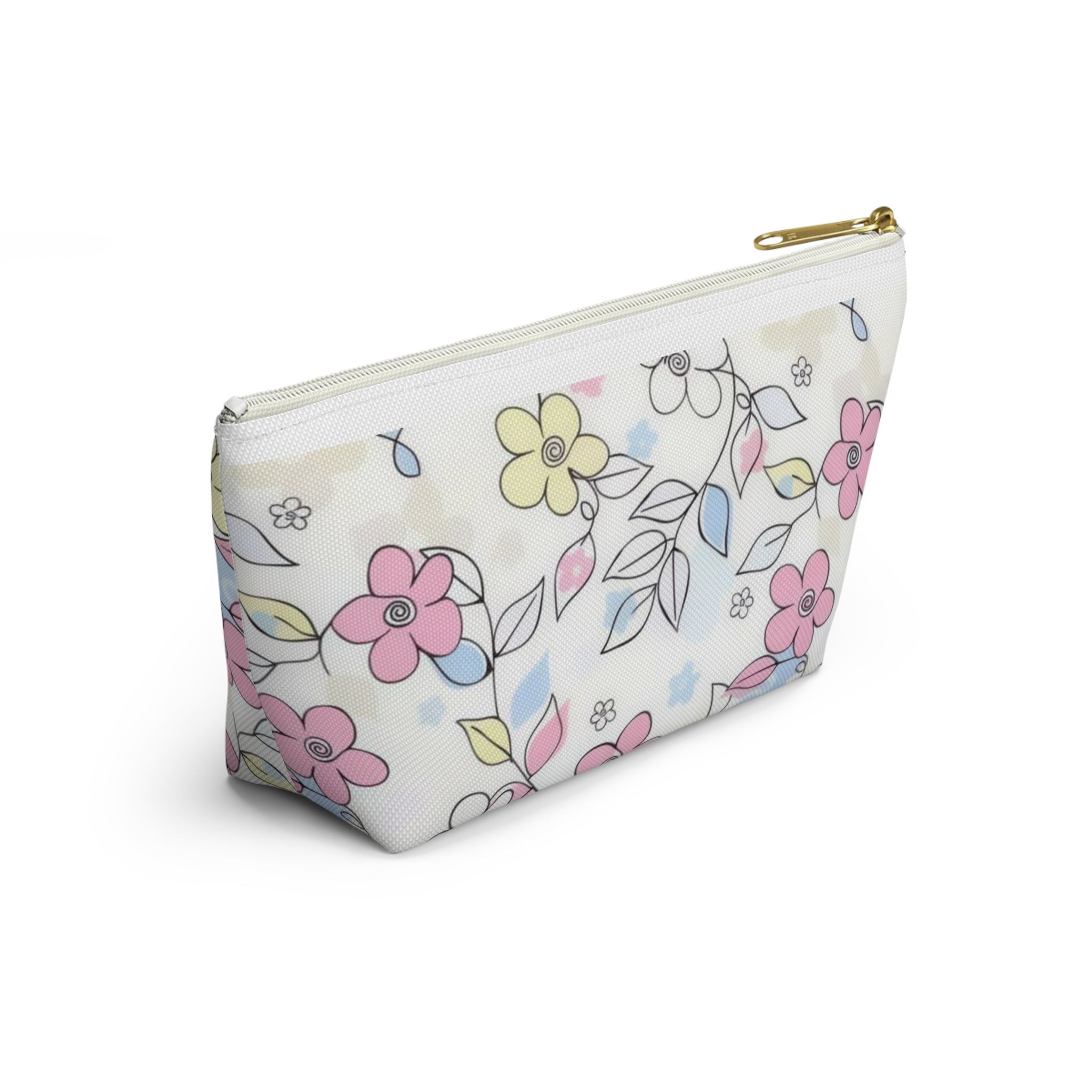 Floral Pastel Pencil Pouch
