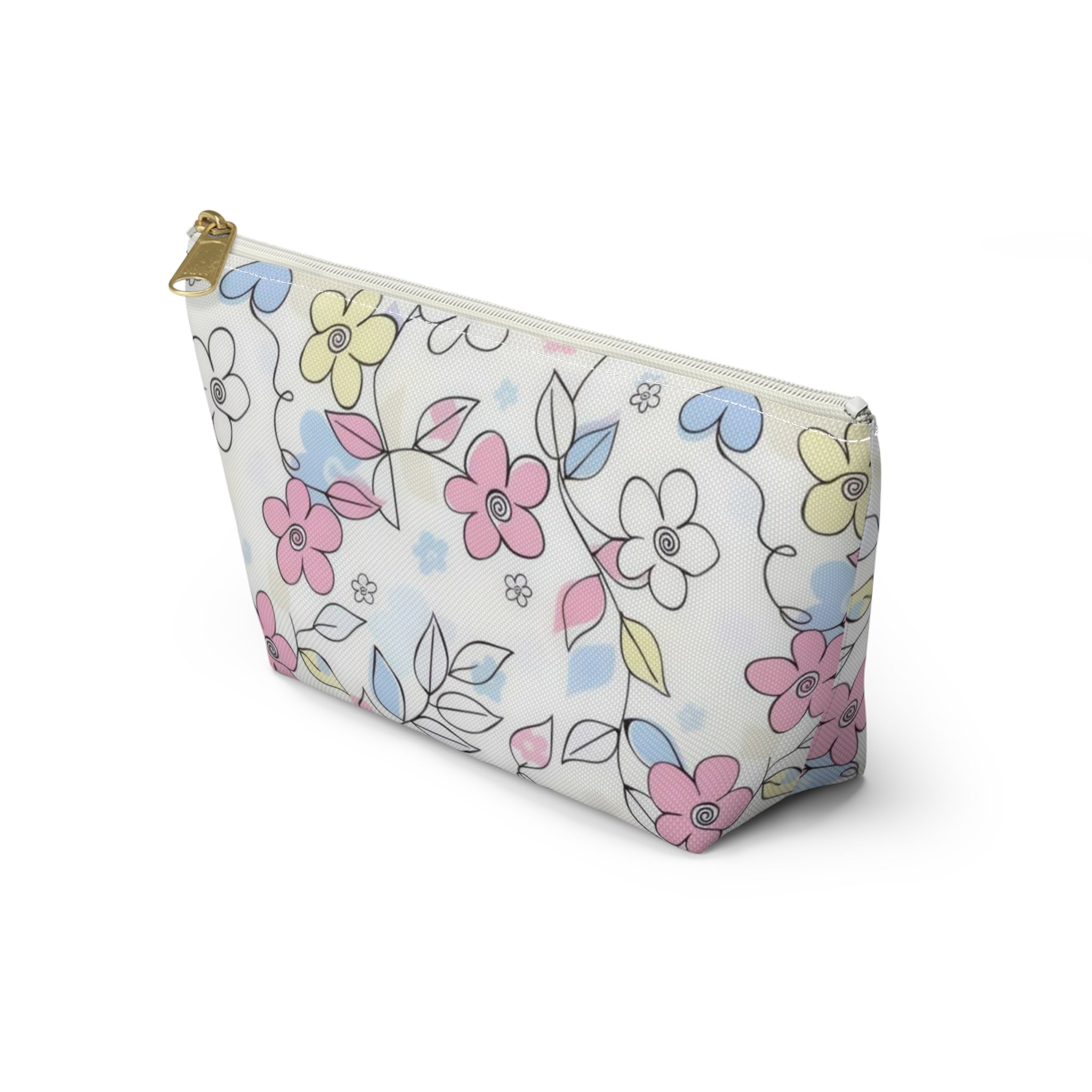 Floral Pastel Pencil Pouch