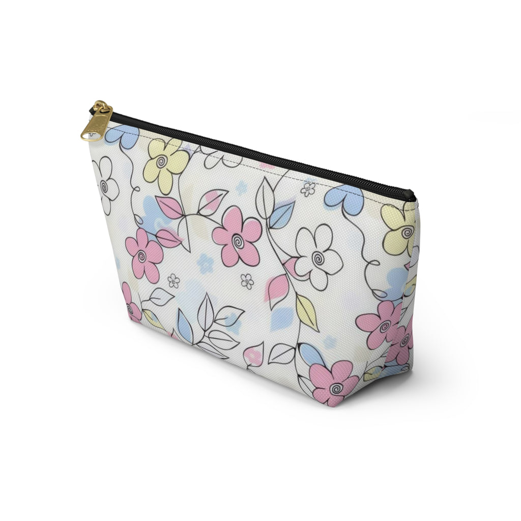 Floral Pastel Pencil Pouch