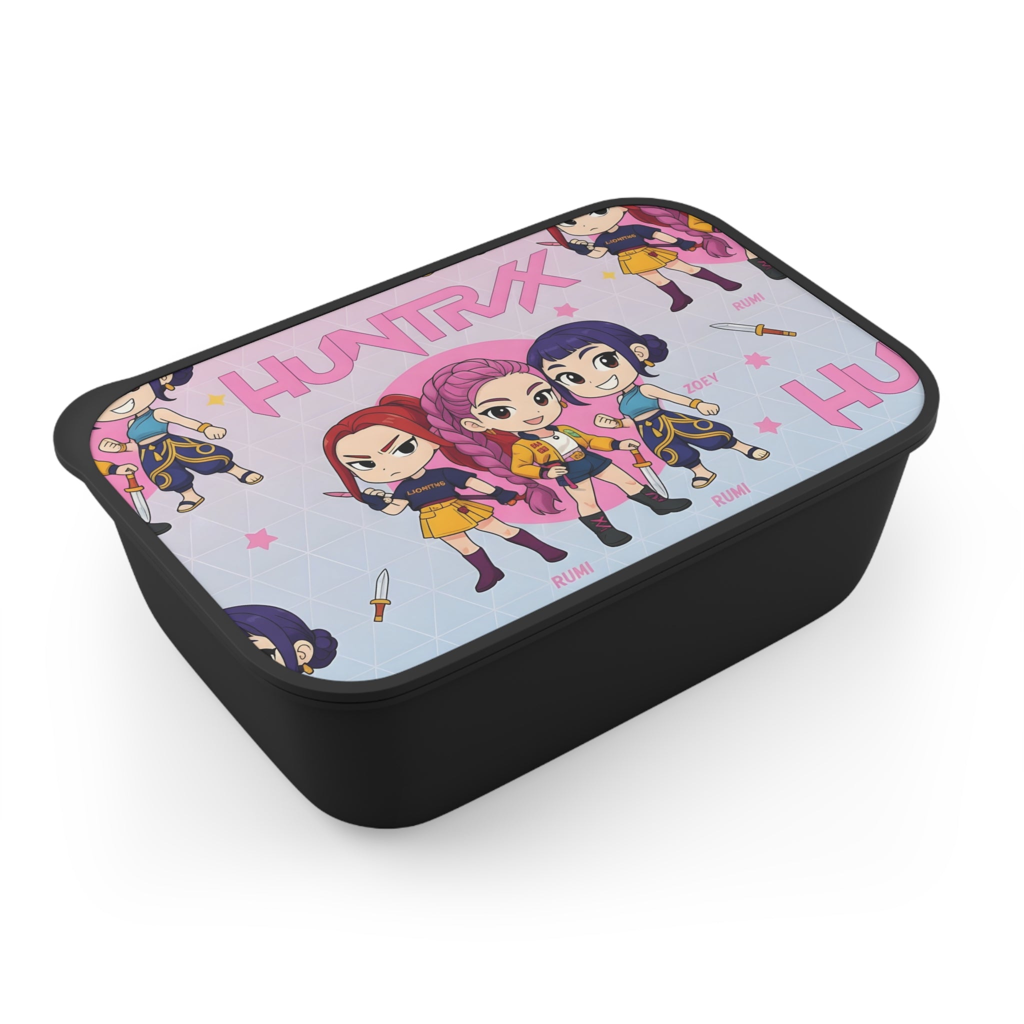 Bento Box — HUNTRX Lunch Container with Utensils