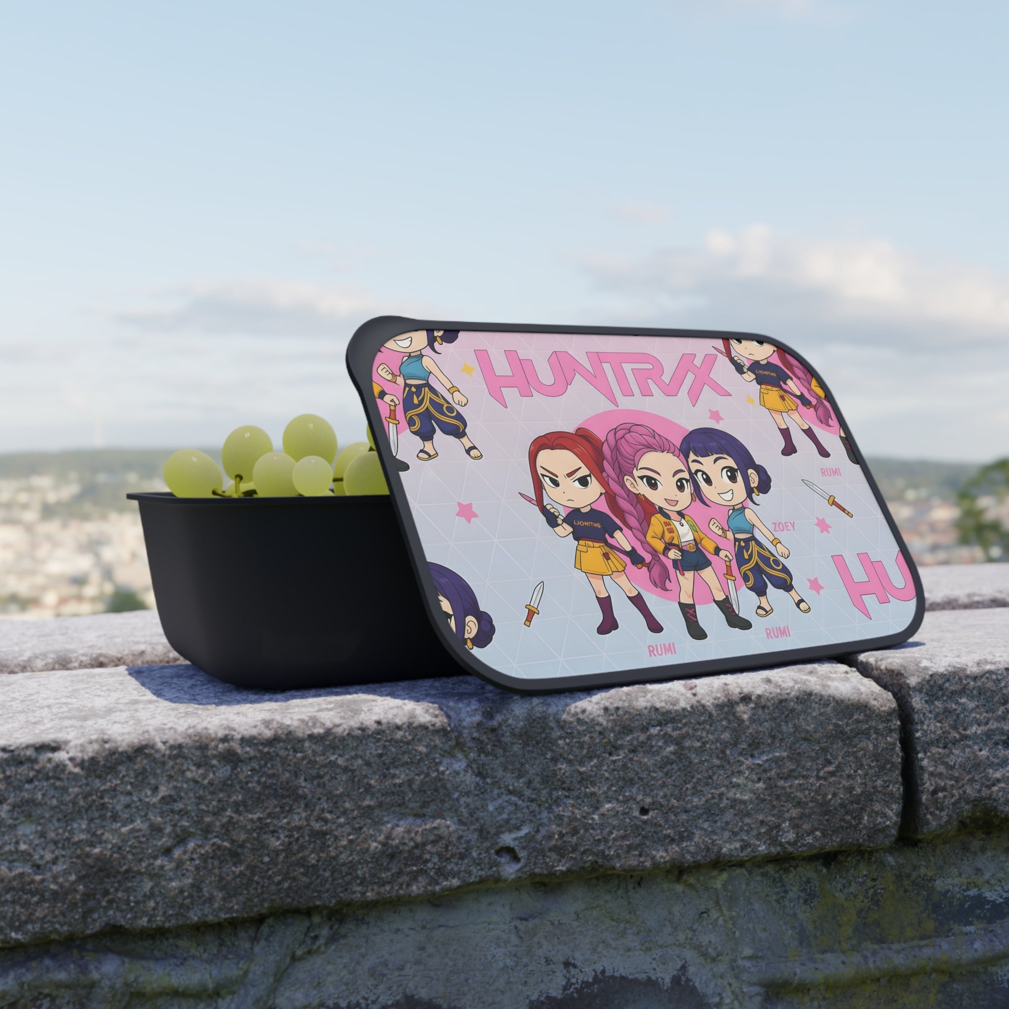 Bento Box — HUNTRX Lunch Container with Utensils