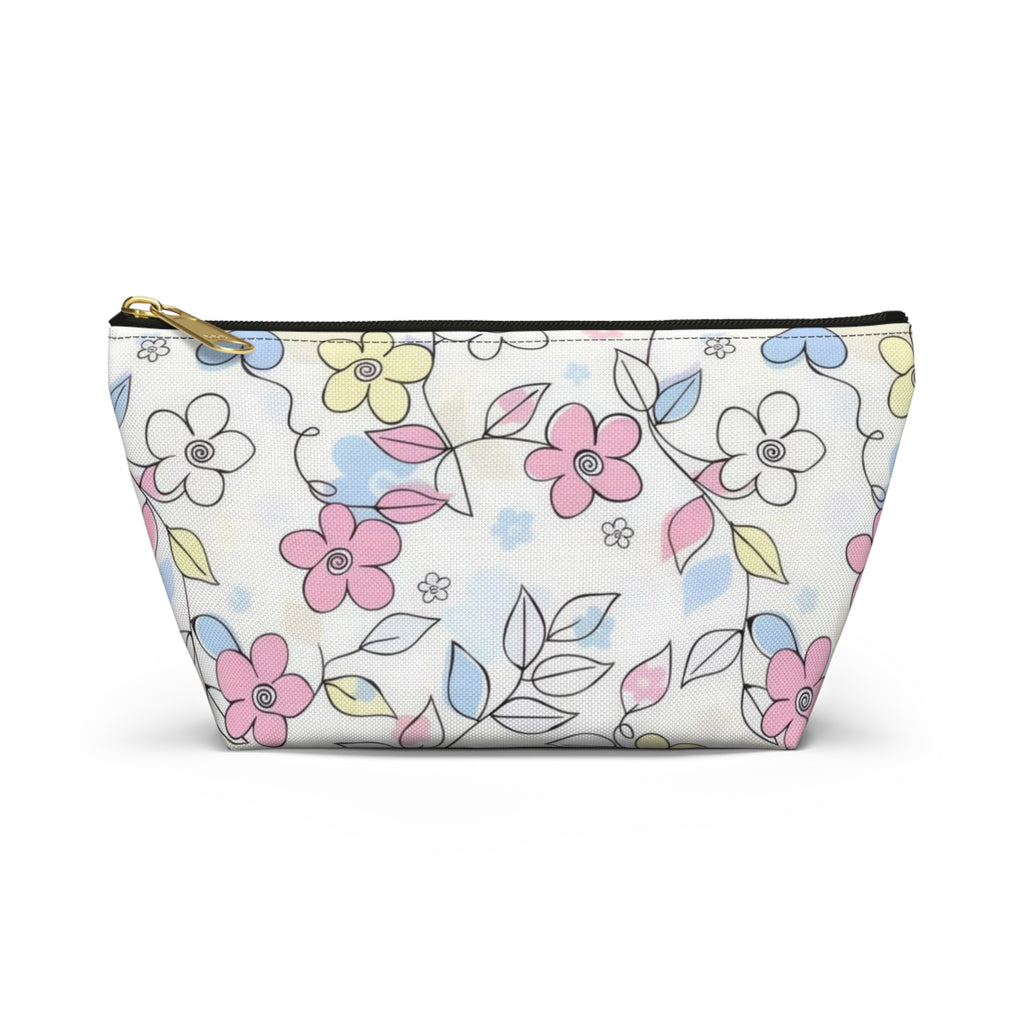 Floral Pastel Pencil Pouch