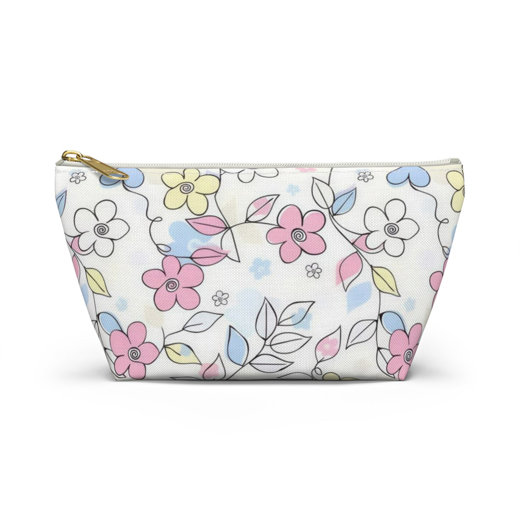 Floral Pastel Pencil Pouch