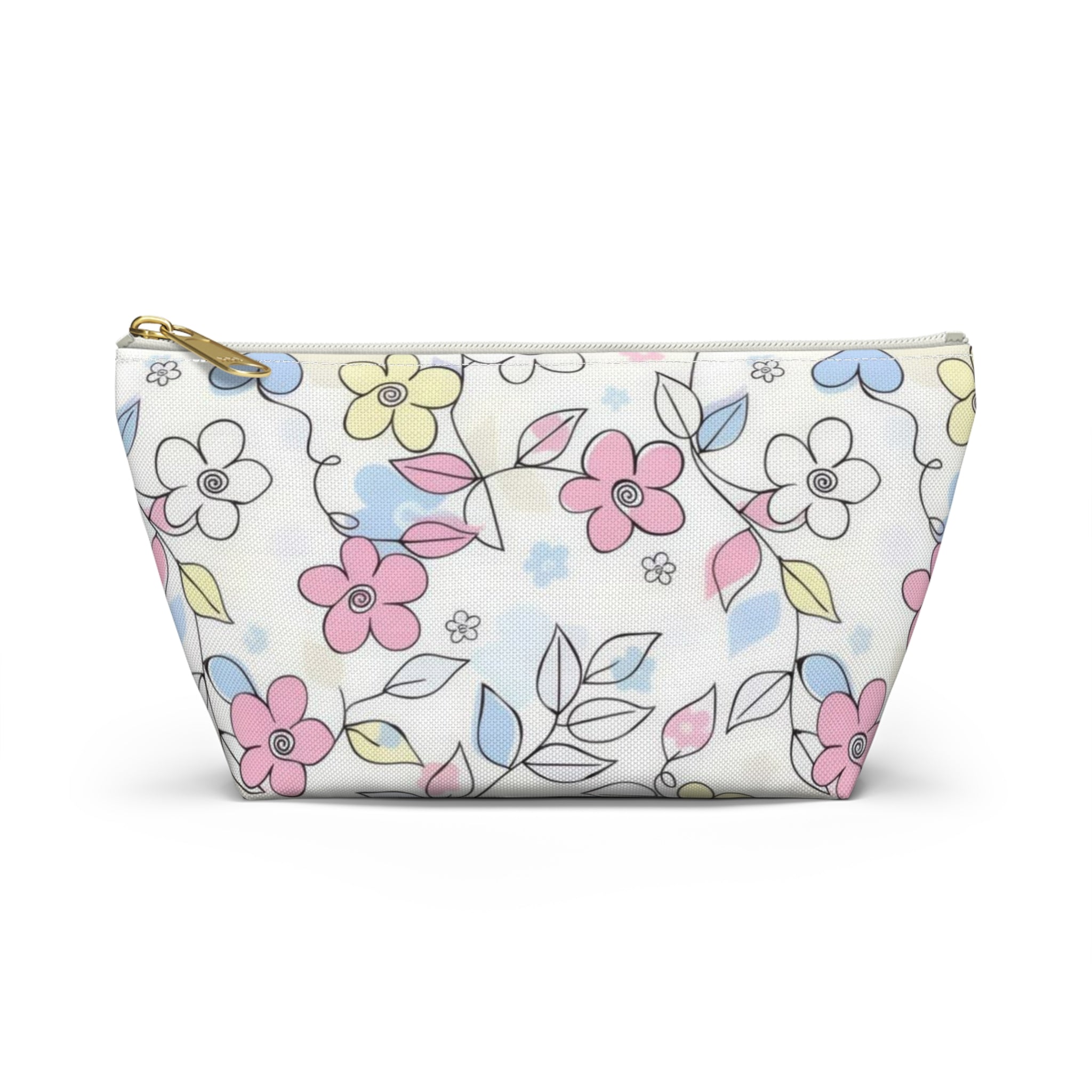 Floral Pastel Pencil Pouch