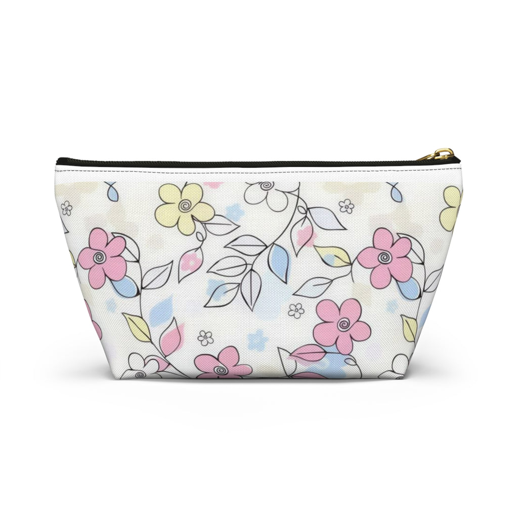 Floral Pastel Pencil Pouch