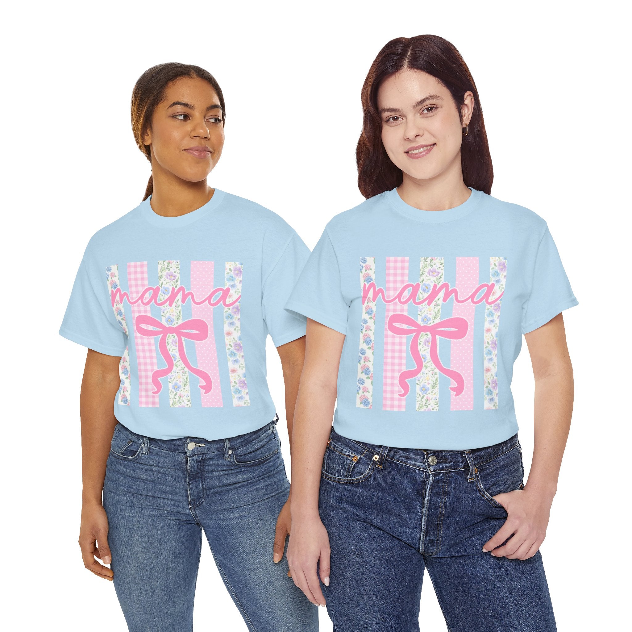 Mama Pink Bow Tee