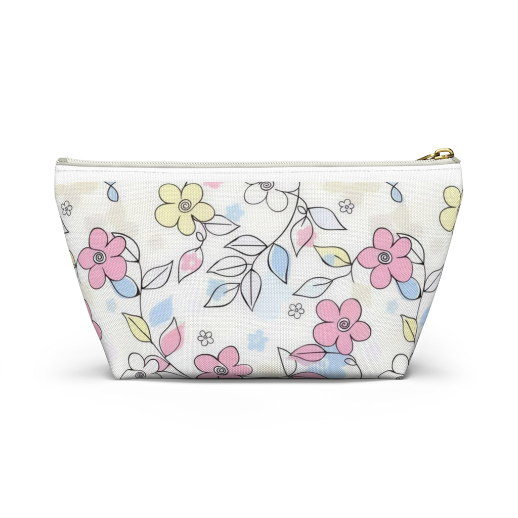 Floral Pastel Pencil Pouch